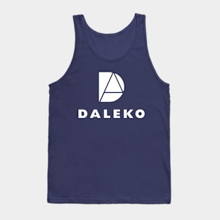 Daleko logo - light single color vertical Tank Top